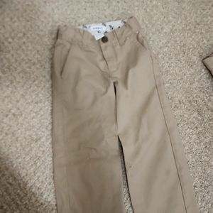Boys khaki pants size 6 slim